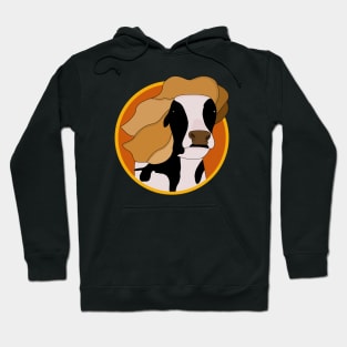 Cow with Blond Wig Hoodie